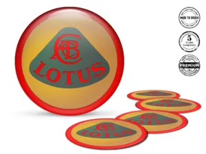 Lotus Ruota Emblema Stile Upgrade Cupola Resina